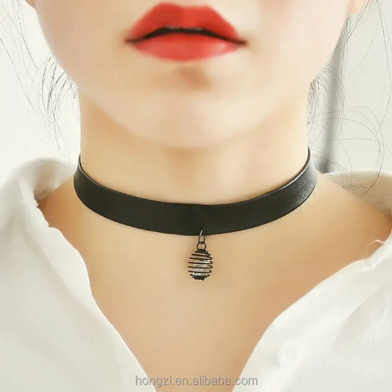 Vintage Gothic Leather Choker Punk Black Ribbon Necklaces Cosplay Jewelry Women Accessories
Vintage Gothic Leather Choker Punk Black Ribbon Necklaces Cosplay Jewelry Women Accessories