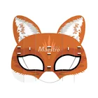 Wholesale Party Decorative DIY Animal Face Foam Puzzle Sexy Masquerade Paper 3D Fox Mask for Cosplay