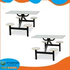 Dinning Table School Canteen 12 Seats Foldable Dinning Table