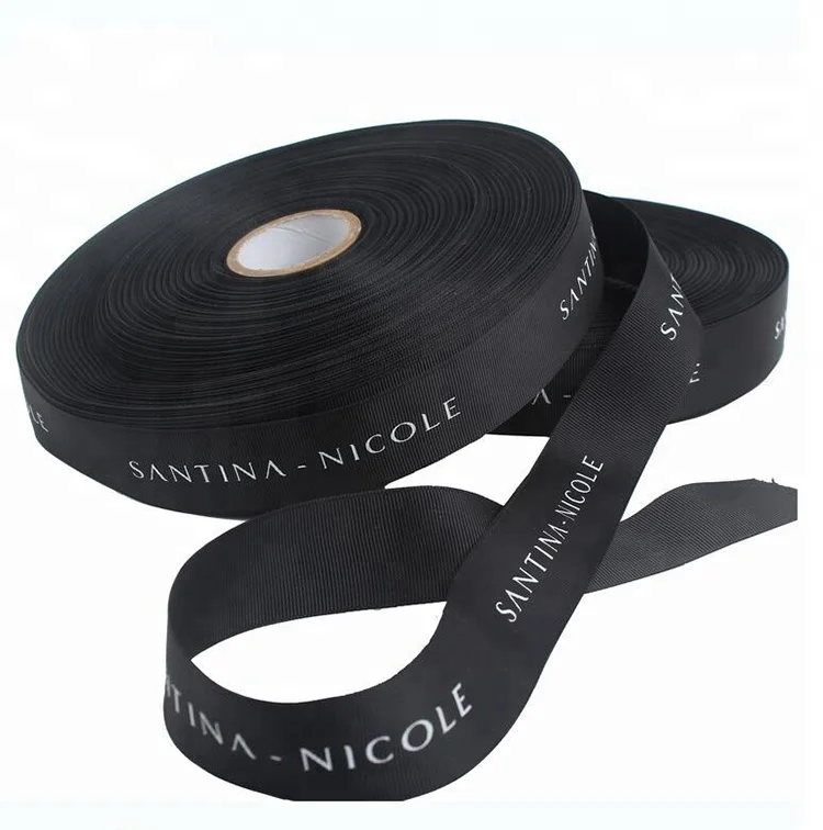 Webbing Strap Wholesale Custom Printing Name Logo Roll Polyester Grosgrain Woven Tapes for Package, White and black, customer appointed color
Webbing Strap Wholesale Custom Printing Name Logo Roll Polyester Grosgrain Woven Tapes for Package, White and black, customer appointed color