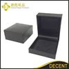 YIWU DECENT Custom Order Black Plastic Molded Paper Cufflinks Gift Boxes for Tie Clip and Cufflinks