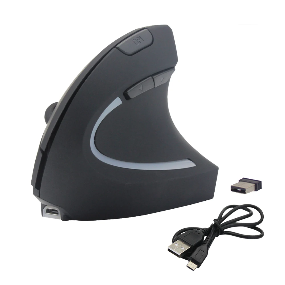 Amazon Hot Selling Ergonomic Wireless Mouse 2.4GHz Optical Vertical Mice with 3 Adjustable DPI, Black
Amazon Hot Selling Ergonomic Wireless Mouse 2.4GHz Optical Vertical Mice with 3 Adjustable DPI, Black