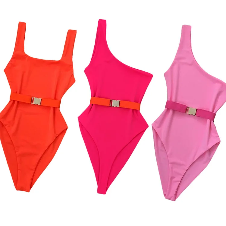 Wholesale Sexy Girls Solid With Belt One Piece Swimwear, Red;rosy;rosy single shoulder;pink single shoulder
Wholesale Sexy Girls Solid With Belt One Piece Swimwear, Red;rosy;rosy single shoulder;pink single shoulder