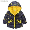 TONGYANG 2019 Winter New Baby Boy and Girl Clothes,Children's Warm Jackets,Kids Sports Hooded Outerwear 3 Colors