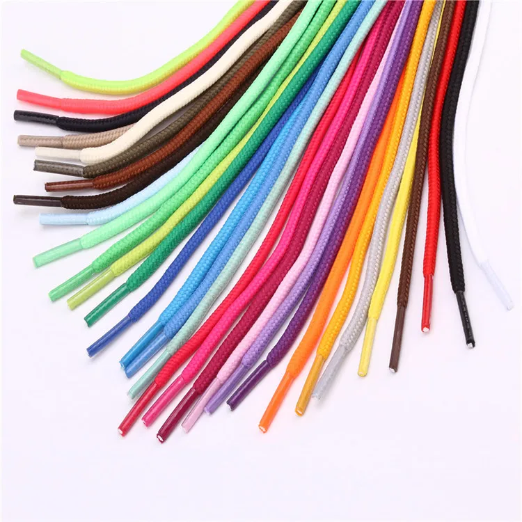 Wholesale New Style Top Quality Polyester Shoelace Solid Color Classic Casual Round Shoelaces In stock, Colors
Wholesale New Style Top Quality Polyester Shoelace Solid Color Classic Casual Round Shoelaces In stock, Colors