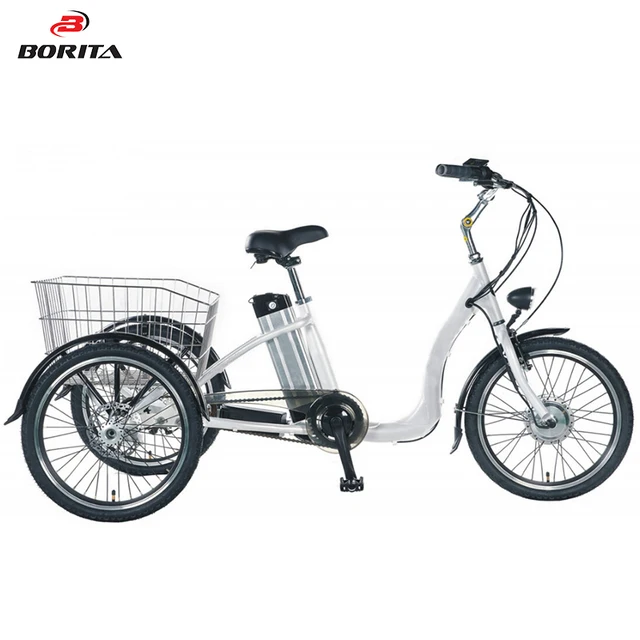 20Inch Adult Single Speed Steel Fork Electric Tricycle