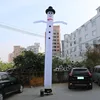 6mH factory price snowman inflatable toy air dancer inflatable tube white