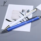 Promotion Metal Ballpoint Pen Aluminium Pen with logo Engraved Logo Pen Gift