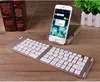 2 in 1 Ultra-slim Wireless Foldable Keyboard For iOS/Android/Windows,Keyboard Cover Can be Stand for Tablet and Phone