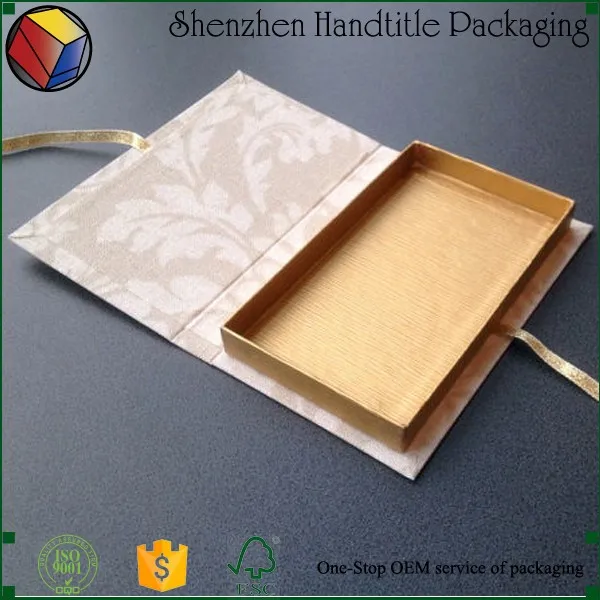 custom made white kraft new design paper gift box with good