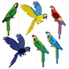 Tropical Birds Parrot Honeycomb Paper Cutouts Hanging Party Ceiling Decorations