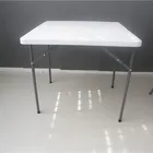 Multi-used 87cm plastic square card table