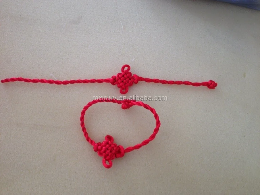 woven cord Chinese knot bracelet Chinese style bracelet jewelry handmade woven bracelet