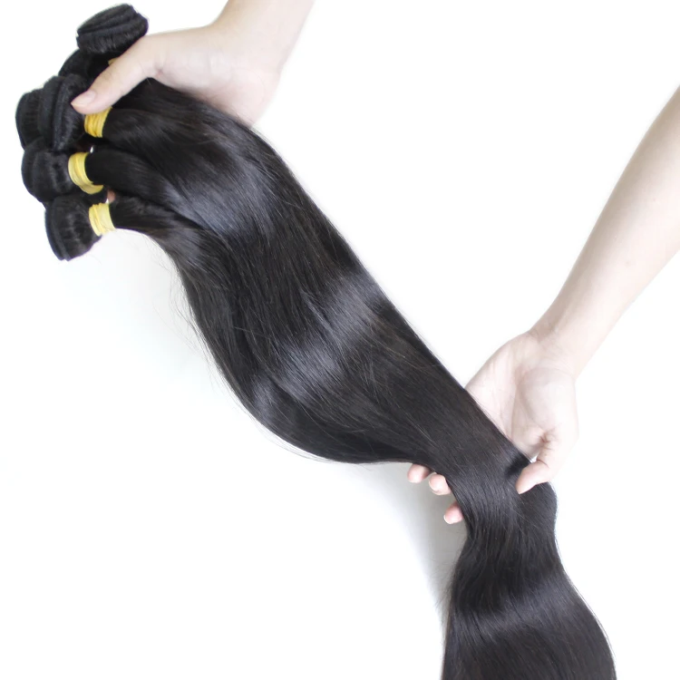 100% Virgin natural unprocessed real virgin mink Brazilian 40 50 60 inch long silky straight hair bundles human extensions, Natural color
100% Virgin natural unprocessed real virgin mink Brazilian 40 50 60 inch long silky straight hair bundles human extensions, Natural color