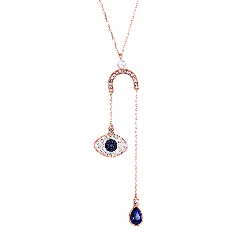 xl01558d Zakka Style Long Gold Chains Sapphire Teardrop And Eye Charm Designers Pendant Necklace American Hot Product
xl01558d Zakka Style Long Gold Chains Sapphire Teardrop And Eye Charm Designers Pendant Necklace American Hot Product
