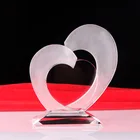 Trophy Plaque Trophy Trophy For Business Incomparable Crystal Glass Trophy Heart Shaped Acrylic Plaque Award For Honor