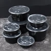 wholesale plastic storage containers elegant black fast food packing box