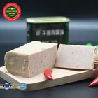 Military Factory Supply 340g Ready Eat Square Canned pork luncheon meat