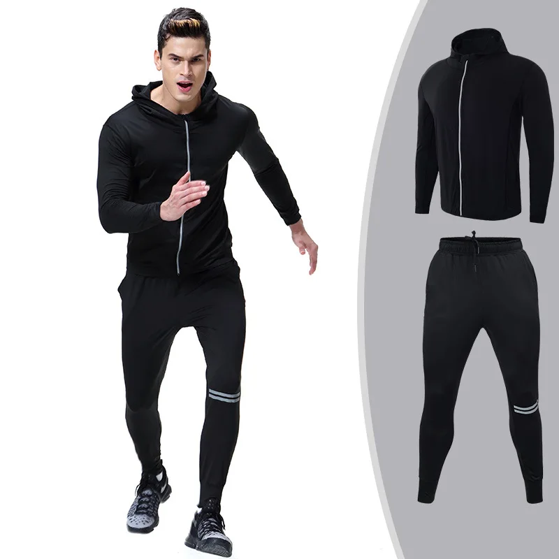 Men's Sportswear 2pcs Running Set Sports Set Jogging Suits Clothes Tracksuit Zipper Coat and Pants Gym Training Fitness Set, Customized color
Men's Sportswear 2pcs Running Set Sports Set Jogging Suits Clothes Tracksuit Zipper Coat and Pants Gym Training Fitness Set, Customized color