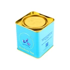 Sealed Indian tea tin boxes rectangular tea packaging box supplier