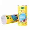 Wholesale membrane sealed Pet food Packaging Paper canister Penny lever lid powder paper can
