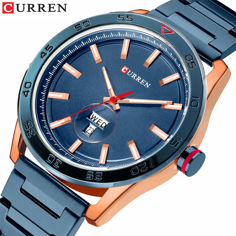 Curren 8331 Mens Watches Top Brand Luxury Simple Business Male Wrist Watch Stainless Steel Designer Men Watch Reloj Hombre
Curren 8331 Mens Watches Top Brand Luxury Simple Business Male Wrist Watch Stainless Steel Designer Men Watch Reloj Hombre