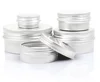 5g 10g 30g 50g 100g Cosmetic aluminum round tin can for lip balm / Empty large screw top cans containers for food packaging