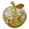 Wholesale And Great Price Gift Gold Foil Glass Apple For Christmas Or Home Decoration