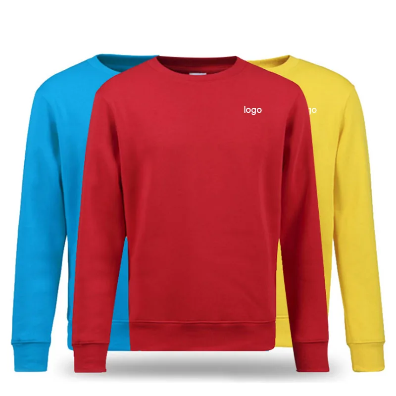 wholesale hot selling custom logo round collar sweatshirt without hood for men and women
wholesale hot selling custom logo round collar sweatshirt without hood for men and women