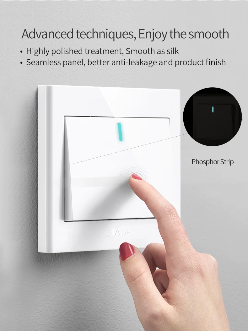 Explosion Proof Modern 10A 4 Gang 1 2 Way Electronics Lighting Switches