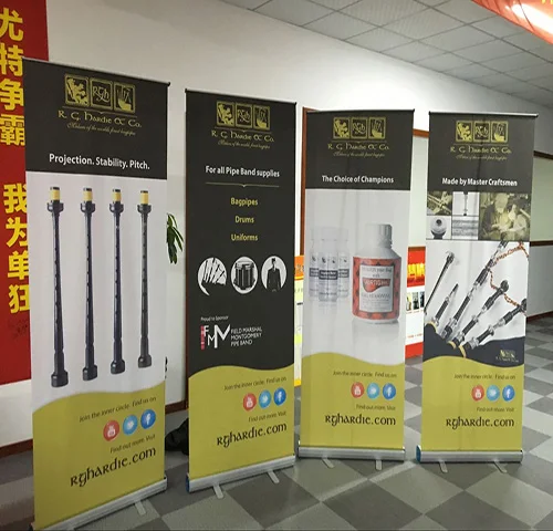 Wholesale advertising pull up banner/roll up vinyl retractable banner/Advertising banner stand