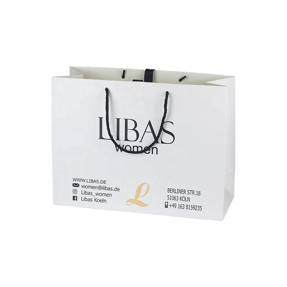 Retail Shopping Bags With Logo