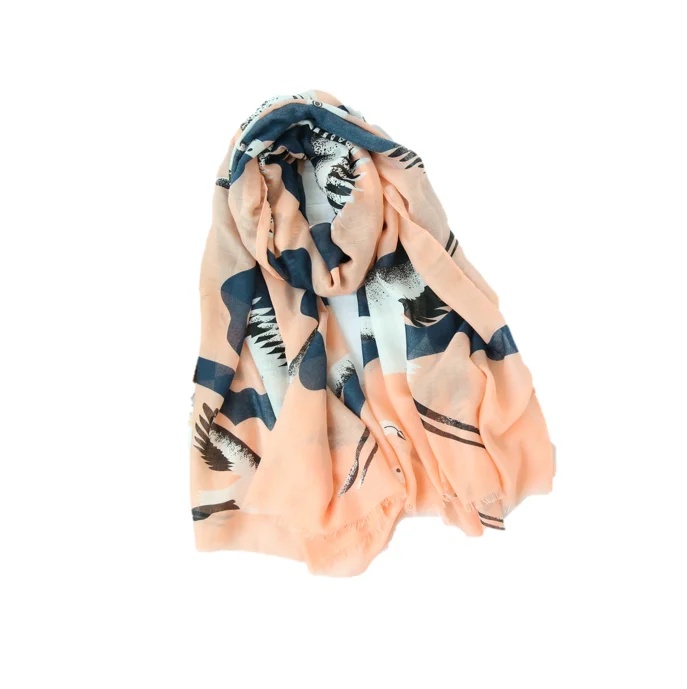 Женский хиджаб новый дизайн шарф 2018 Макси длинный размер вышивка цветок лилии патч шаль горячий арабский хиджаб