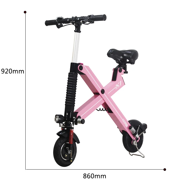 China Manufacture CE Approved Adult Folding 2 Wheels Electric Scooter with Seat