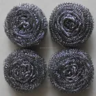 stainless steel spiral scourer/galvanised mesh scrubber/brass cleaning ball