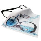 custom logo super fiber microfiber lens cleaning cloth
