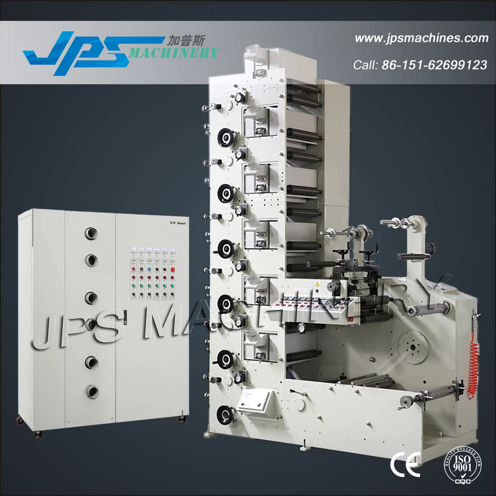 JPS420-6C-B Multi-functional Transparent PVC PE OPP PET PP BOPP BOPE Plastic Film Sticker Printing Machine