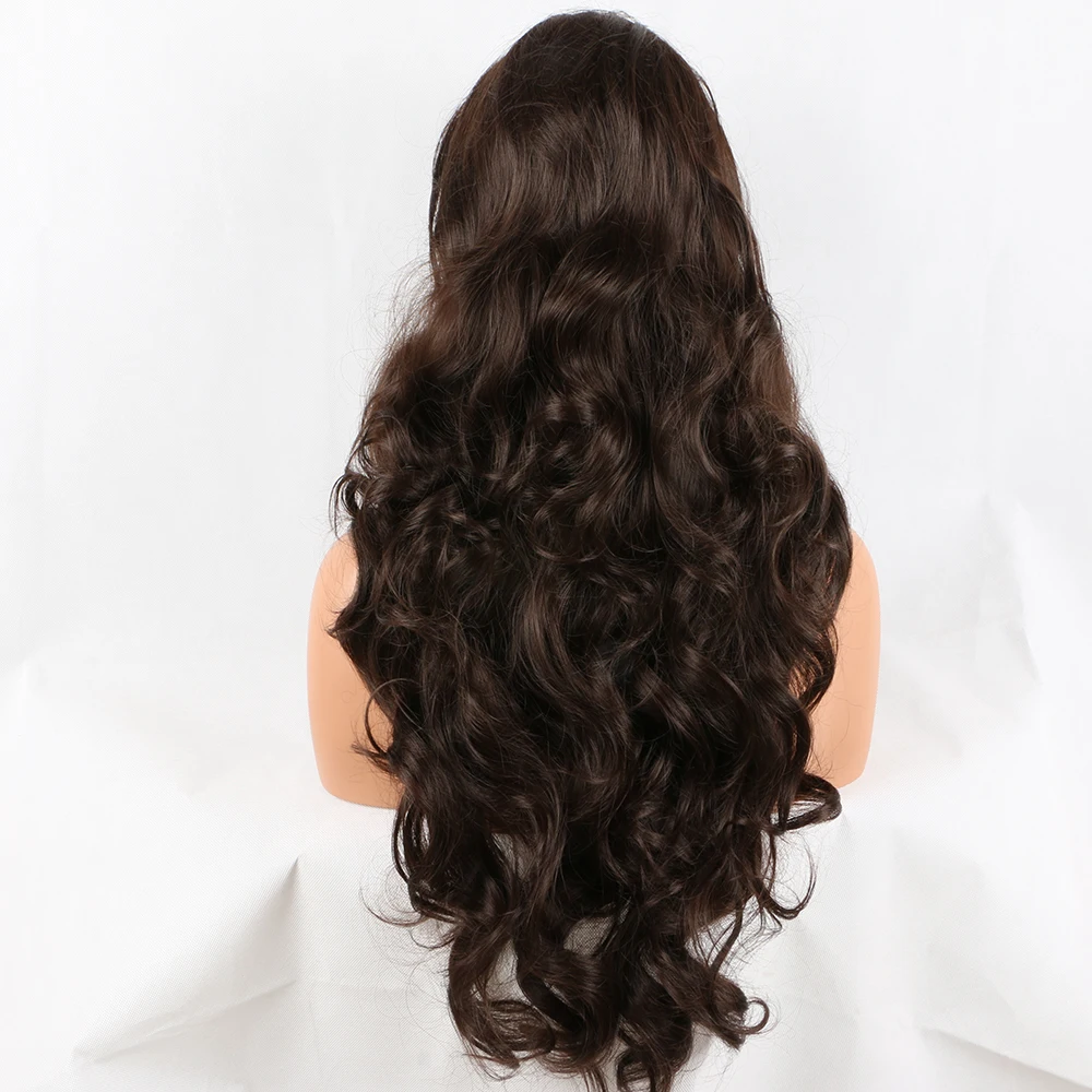 Big Wave Lace Front Wigs Synthetic Black Color Long Wavy Synthetic Wigs For Black Women, Dark roots with blonde color
Big Wave Lace Front Wigs Synthetic Black Color Long Wavy Synthetic Wigs For Black Women, Dark roots with blonde color