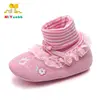 Fashional Fourteen Designs Prewalker Baby Cotton Sock Shoes