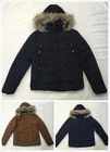 2018 fashion hot sell mens jacket with fur hood stock