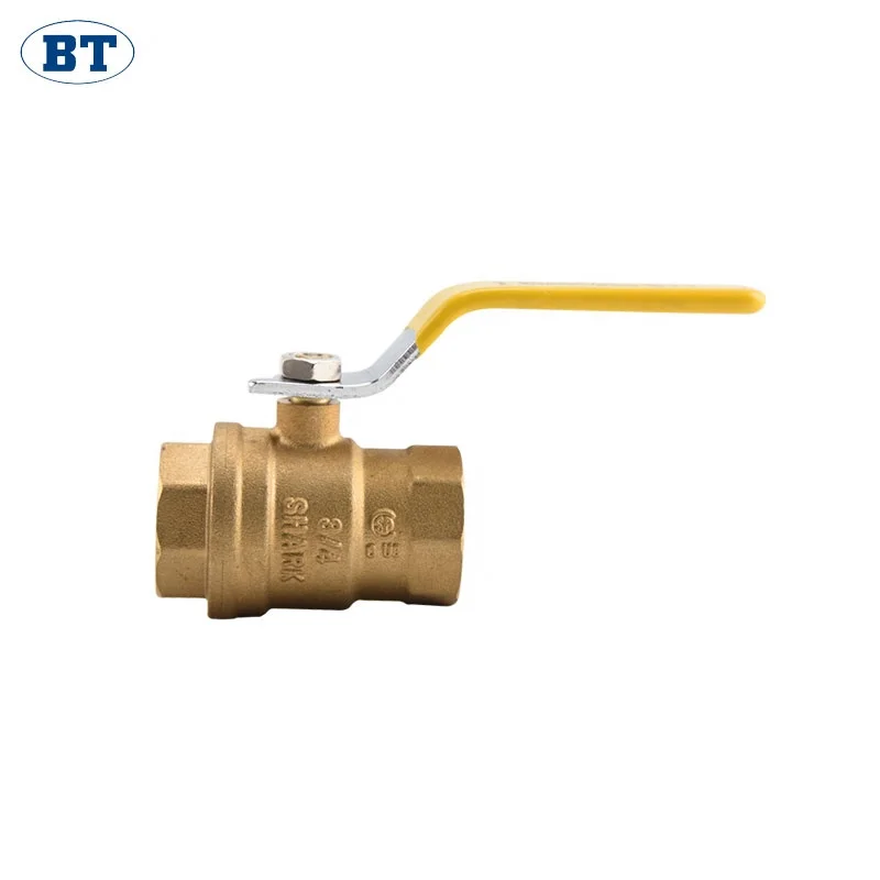 BT1032 Лучший клапан производитель Латунь Вода/газ шаровой клапан