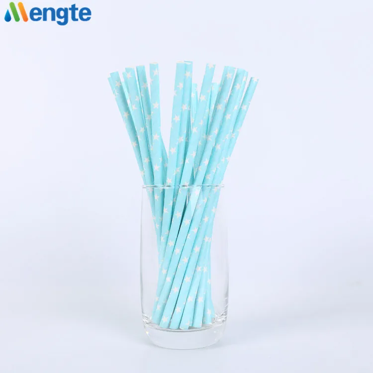 Restaurant/Bar/Home Outside safe customized biodegradable paper straw