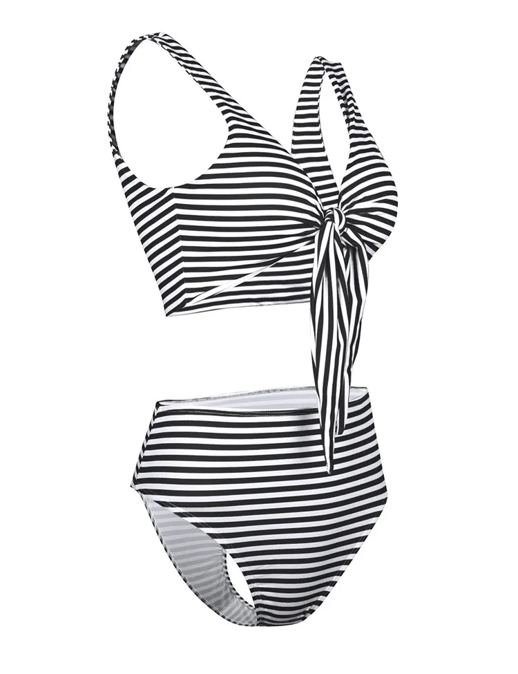 New Bikini Set Retro Micro Bikinis Women Swimwear Sexy Stripe