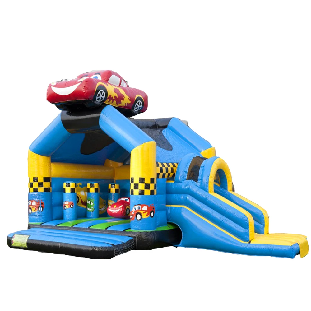 bouncy castle with slide combo