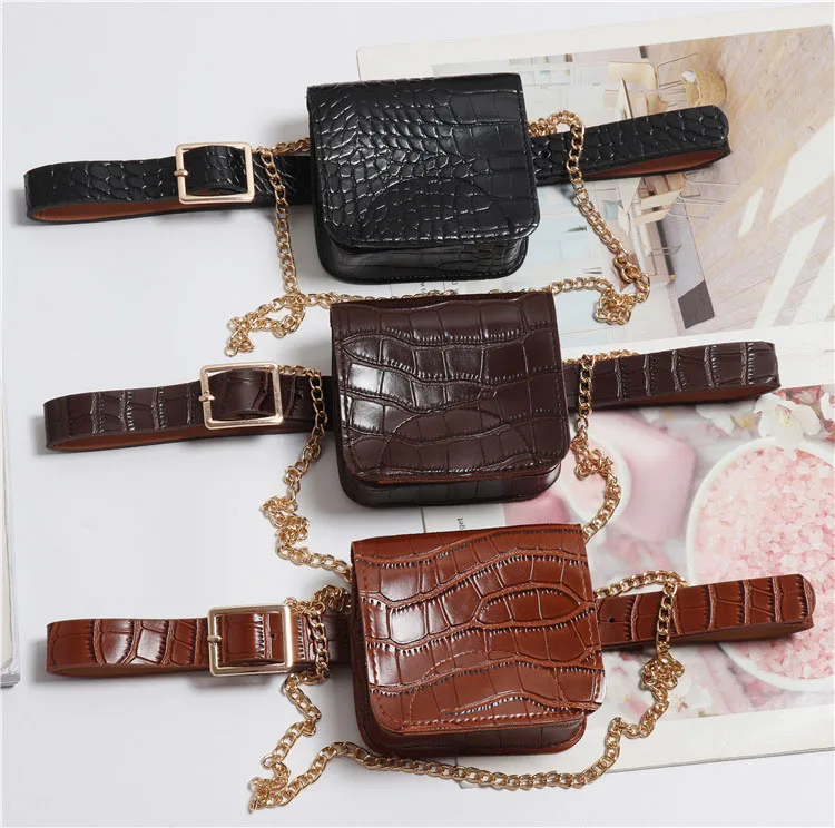 Sac A Main Femme Vintage Crocodile Waist Pocket Simple Wild Detachable Belt Women Bags Designer Purse, 6colors
Sac A Main Femme Vintage Crocodile Waist Pocket Simple Wild Detachable Belt Women Bags Designer Purse, 6colors