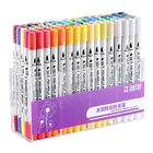 24/60/100 fineliner drawing Painting Marker Dual Tip Art Marker Watercolor Dual Brush Pen