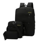 Teens 3 Pieces Rucksack Back USB Backpack Bag Set to School