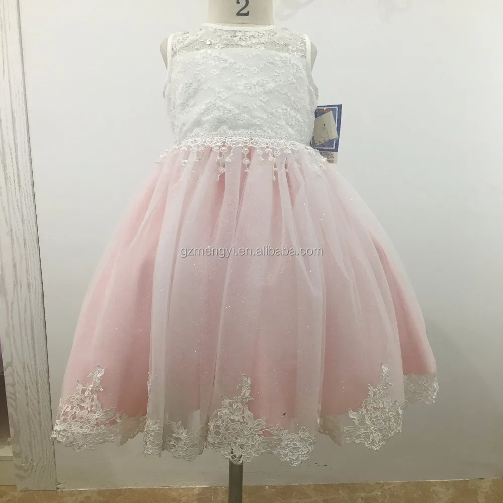 2017 baby girl party dress little queen flower girl dress