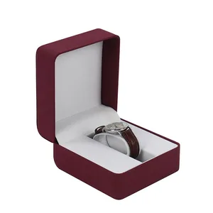 watch packaging gift red boxes cardboard custom logo