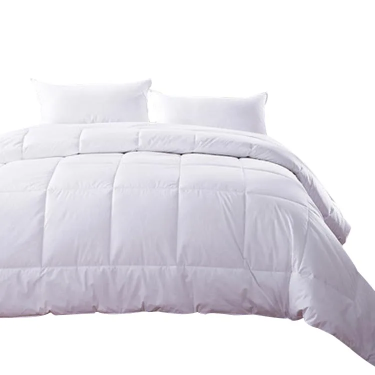 Hot Sale 100 Cotton Hotel White Goose Down Alternative Quilted